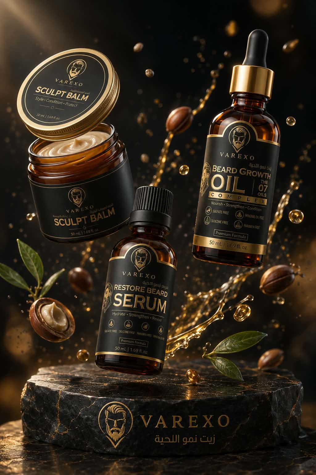 Varexo beard care portrait