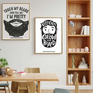 "Keep Calm and Grow Your Beard" Poster