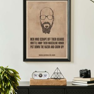 Vintage Beard Honor Wall Art Poster
