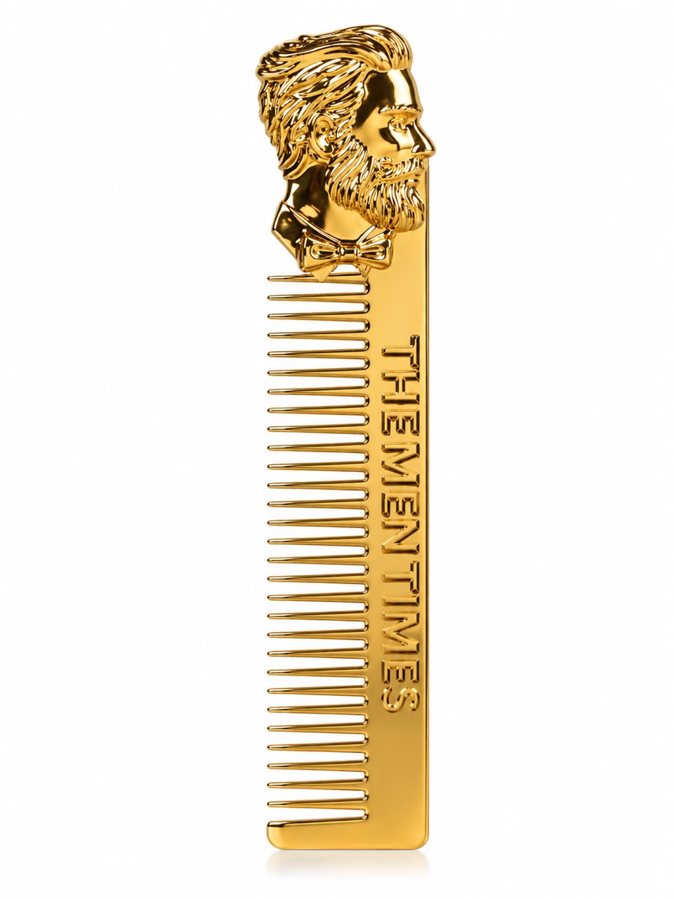 Luxury Gold Metal Beard Comb – THEMENTIMES Edition